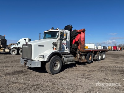2010 Hiab 4900 kg Knuckle Boom on 2011 Kenworth T800 Boom Truck