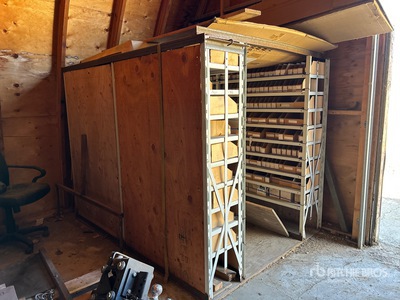 Quantity of 7 ft x 5 ft 6 in Shelving