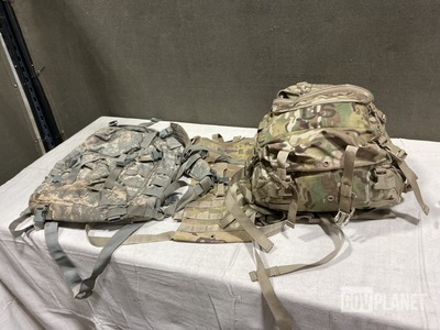 (46) Hydration System Carriers, (30) Assault Packs & Assorted Items
