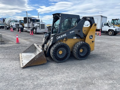 2016 John Deere 318G Skid Steer Loader