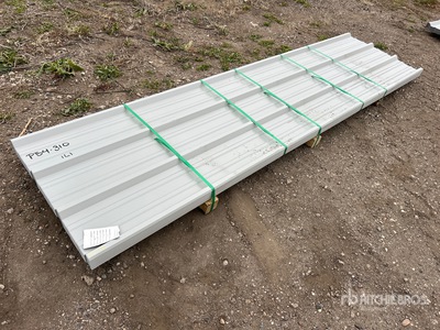 Quantity of Kit Containers Steel R Panel 12 ft x 37 in (Unused)