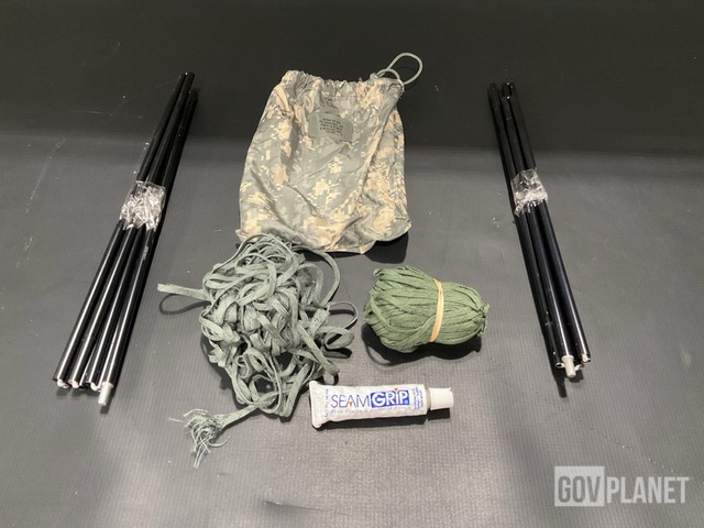 (539) Individual Shelter Tent Poles & (60) Tentage Repair Kits