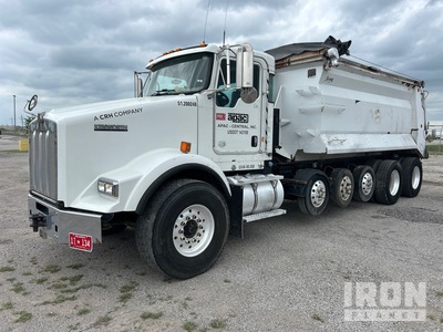 2012 Kenworth T800 12x4 Camion-benne à cinq essieux