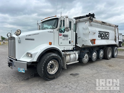 2012 Kenworth T800 12x4 Camion-benne à cinq essieux