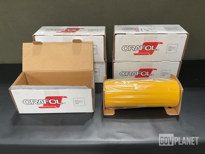 (20) Rolls of Oracal 751CG-021 Yellow Cast Film