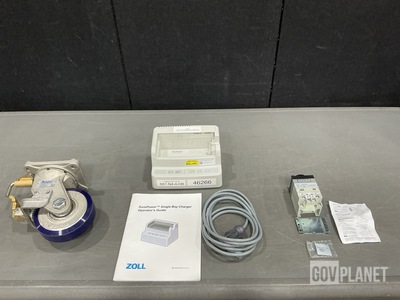 (1) Relay, (1) Battery Charger, (1) Swivel Castor & Assorted Items