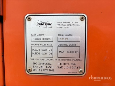 2016 Doosan DL250 Wiellader