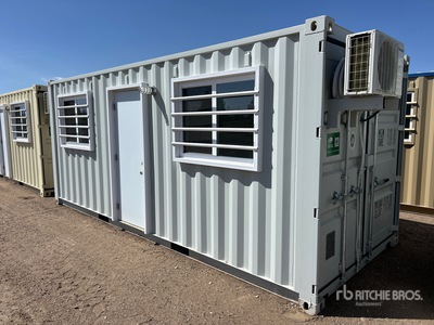 2025 20 ft x 8 ft Skid-Mounted Oficina móvil (Unused)