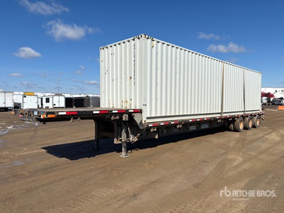 2006 Transcraft 53 ft Tri/A Tool Crib Step Deck Trailer