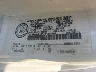 2002 Ford Econoline E-350 Steam Truck