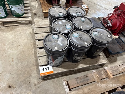 Quantity of (7) 15W-40 Engine Oil Pails (Unused)