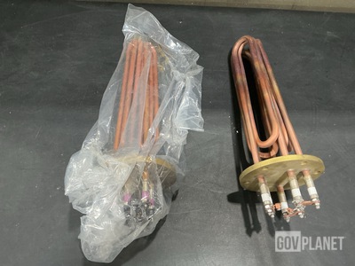 (2) Chromalox 155-116078-001 Electrical Immersion Type Heating Elements