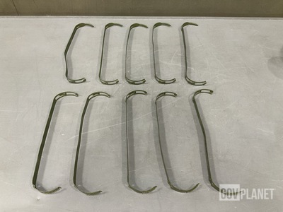 (10) Tinnerman Steel Hose Clamps