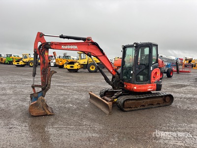 2017 Kubota U55-4 Mini Excavadora