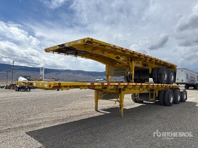 2016 Doepker 32 ft Tri/A Super B-Train Lead Remorque à plateau