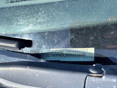 2014 Ram 5500 4x4 Crew Cab Flatbed Truck