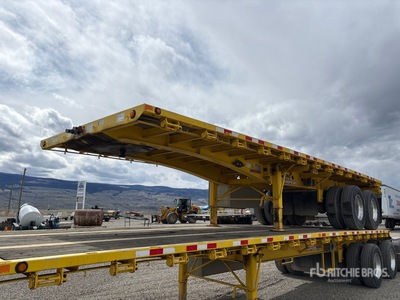 2016 Doepker 28 ft T/A Super B-Train Pup Remorque à plateau