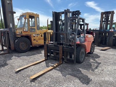 2007 Toyota 7FGU60 12250 lb Pneumatic Tire Forklift