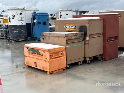 Quantity of (4) bouwplaats opbergcontainer