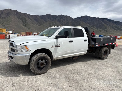2016 Ram 3500 4x4 Crew Cab Platte vrachtwagen