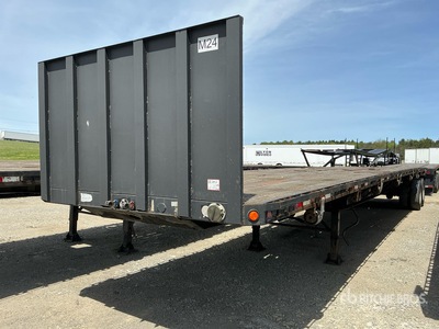 2006 Lufkin 42400 lb 48 ft T/A Flatbed Trailer