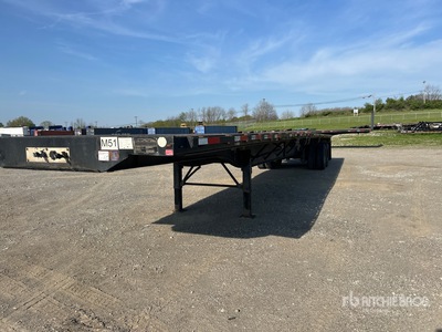 2015 Transcraft 48 ft T/A Flatbed Trailer