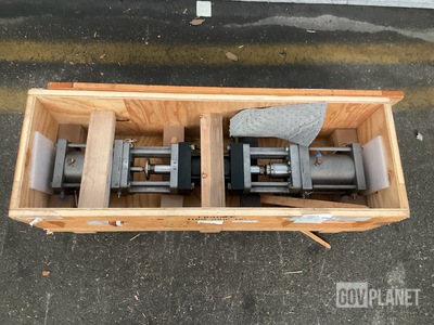 (1) Reciprocating Compressor Unit, (3) Mounting Plates & Assorted Items