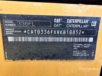 2018 Cat 336F L Rupsgraafmachine