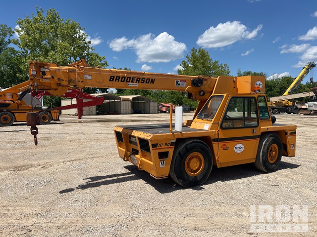 2004 Broderson IC803G 18000 lb 4x4x4 Carry Deck Crane