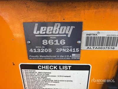 LeeBoy 8616D Asphaltfertiger