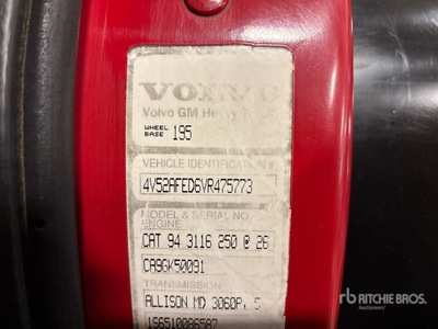 1997 Volvo FE 4x2 Camión de bomberos