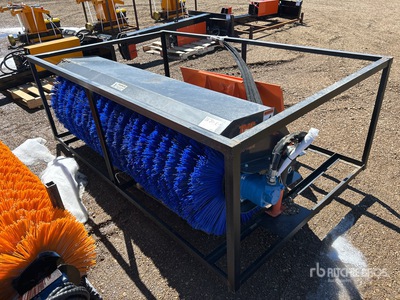 TMG AB72 72 in Angle Skid Steer Broom (Unused)