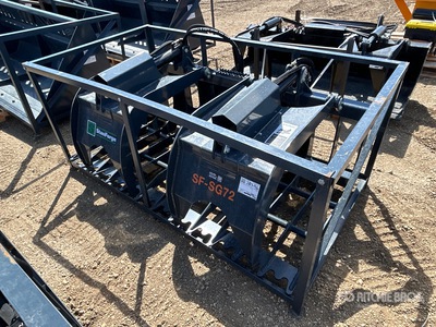 StanForge SG72 72 in Skeleton Skid Steer Grapple Bucket (Unused)