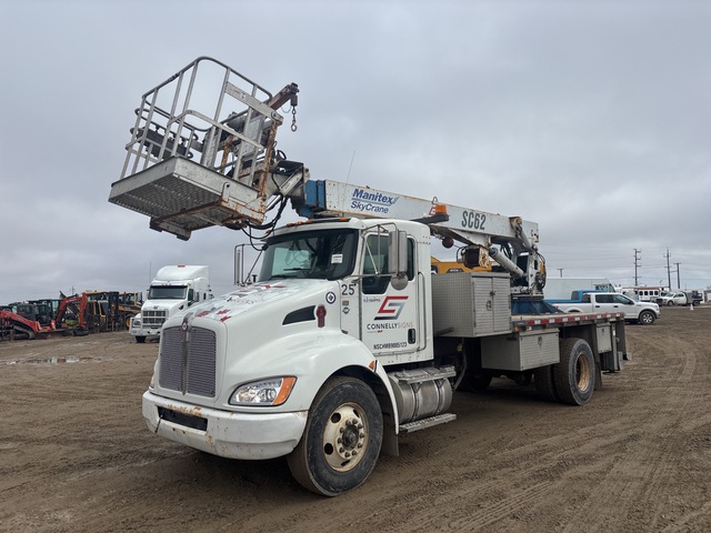 2009 Manitex SC62 6000 lb Straight Boom on 2009 Kenworth T270 4x2 Boom Truck