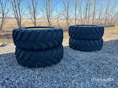 Quantity of (4) Firestone 600/65R38 Tires - Fits John Deere