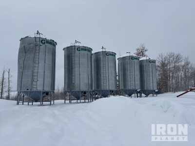 Grain Vault +/- 4000 bu 6 Ring Hopper Grain Bin