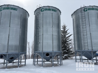Grain Vault +/- 4000 bu 6 Ring Hopper Grain Bin