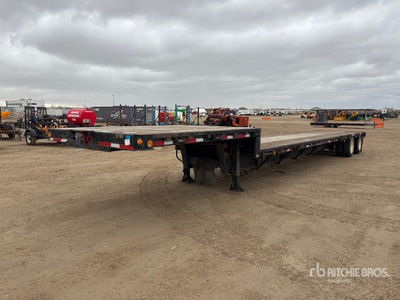 1985 Manac T/A 46 ft Extendable Przyczepa z pokładem schodkowym