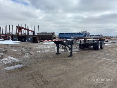 1996 Mond 40 ft T/A Extendable Container Trailer