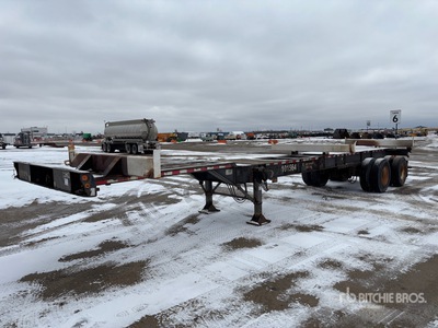 1996 Mond 40 ft T/A Extendable Container Trailer