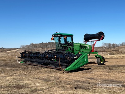 2013 John Deere W150 35 ft Swather Windrower