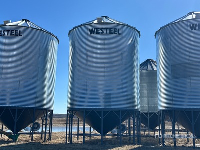 Westeel 2106 +/- 7700 bu 6 Ring Hopper Grain Bin