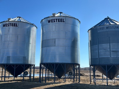 Westeel 2106 +/- 7700 bu 6 Ring Hopper Grain Bin