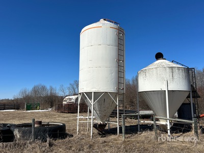 3 Ring Smooth Wall Hopper Grain Bin