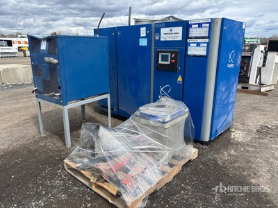 Blue Quincy Qgv-50 Air Compressor