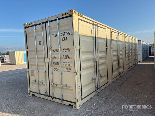 2026 40 ft High Cube Multi-Door Storage Container
