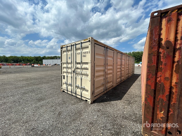 2025 40 ft High Cube Multi-Door Storage Container