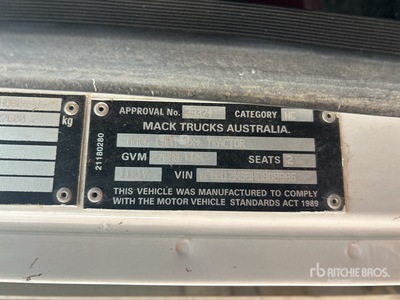 2017 Mack Trident T/A Sleeper Truck Tractor