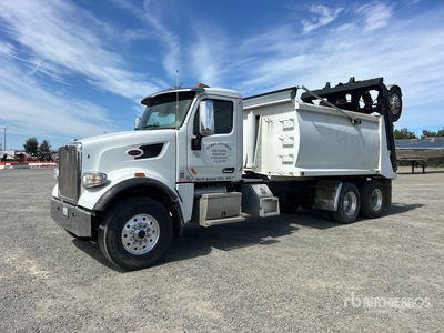2018 Peterbilt 567 8x4 を見 Dump Truck