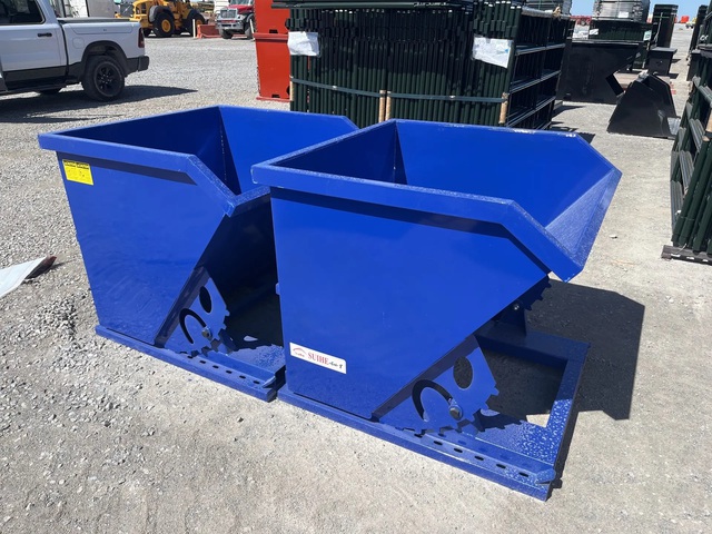 Quantity of (2) 2026 Suihe N-1CY -2 1 cyd Self-Dumping Hopper (Unused) Quantity of (2) 2026 Suihe N-1CY -2 1 cyd Self-Dumping Hopper (Unused)